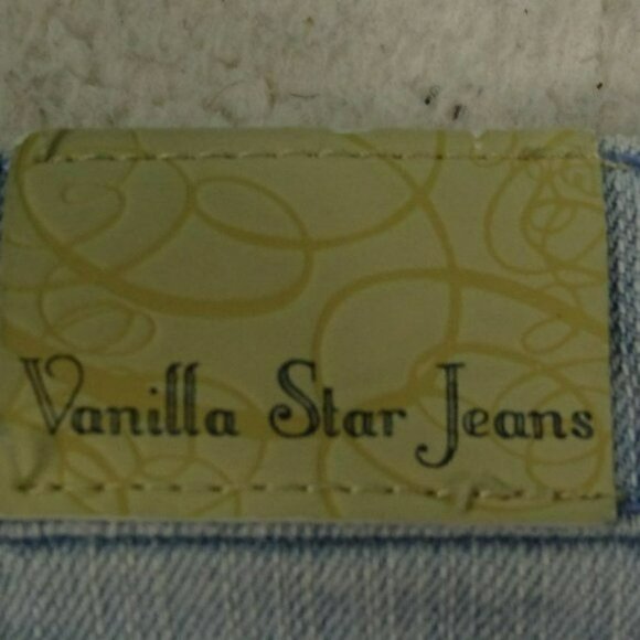 Vanilla Star Distressed Blue Jean Skirt Size Juniors 1 - Picture 3 of 5